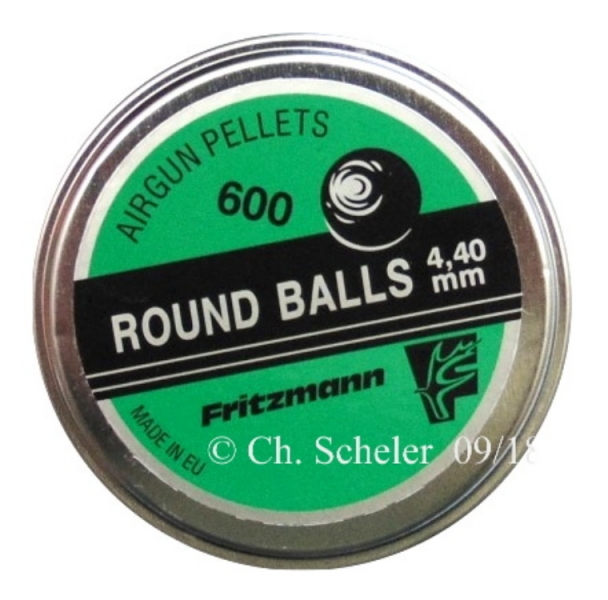 3000 Rundkugeln/ Punktkugeln für Haenel u.a. Luftgewehre 4,4 mm NEU !!! – Bild 1