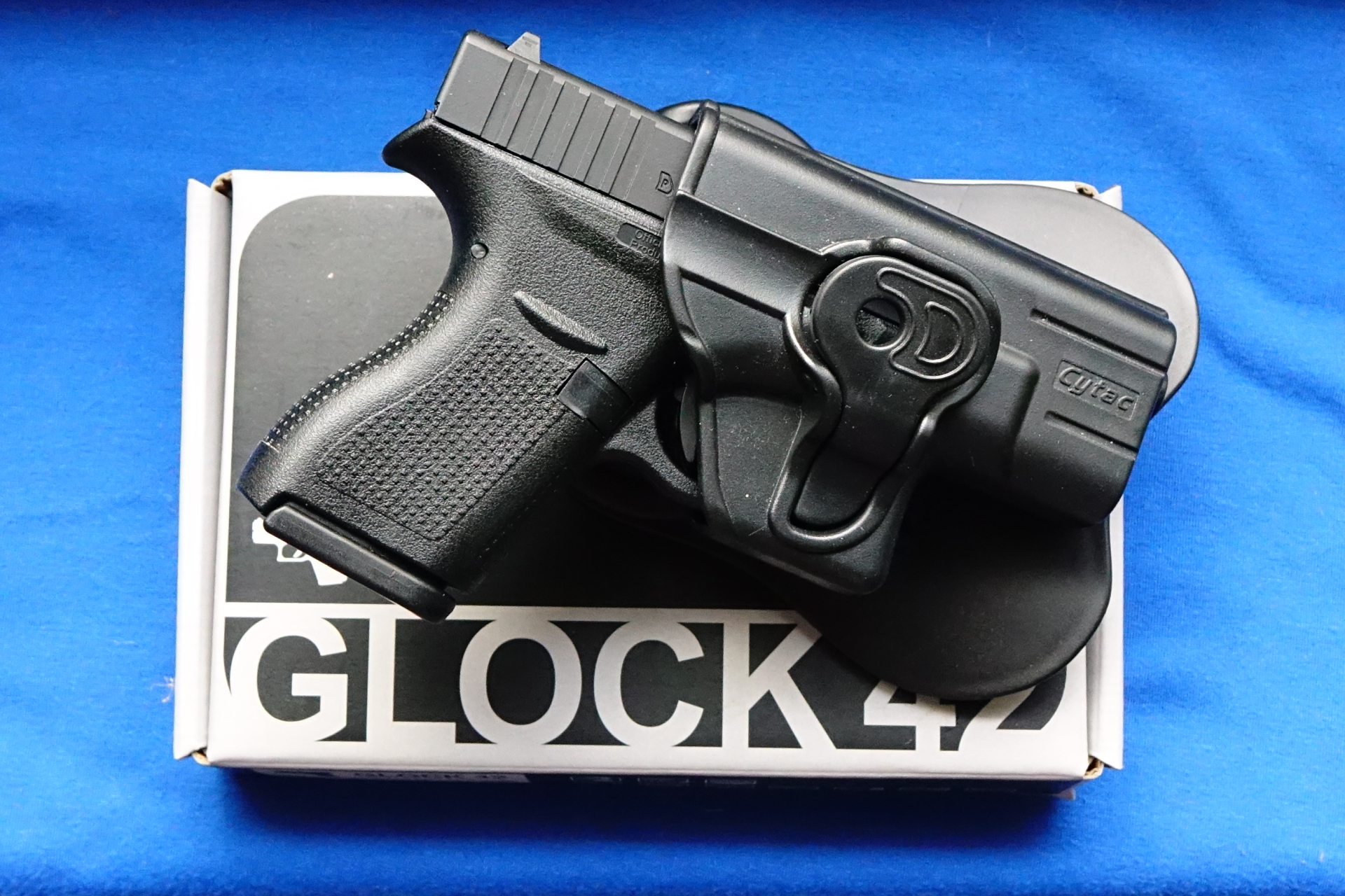 Glock 42 GBB Airsoftpistole + CYTAC Holster – Bild 4