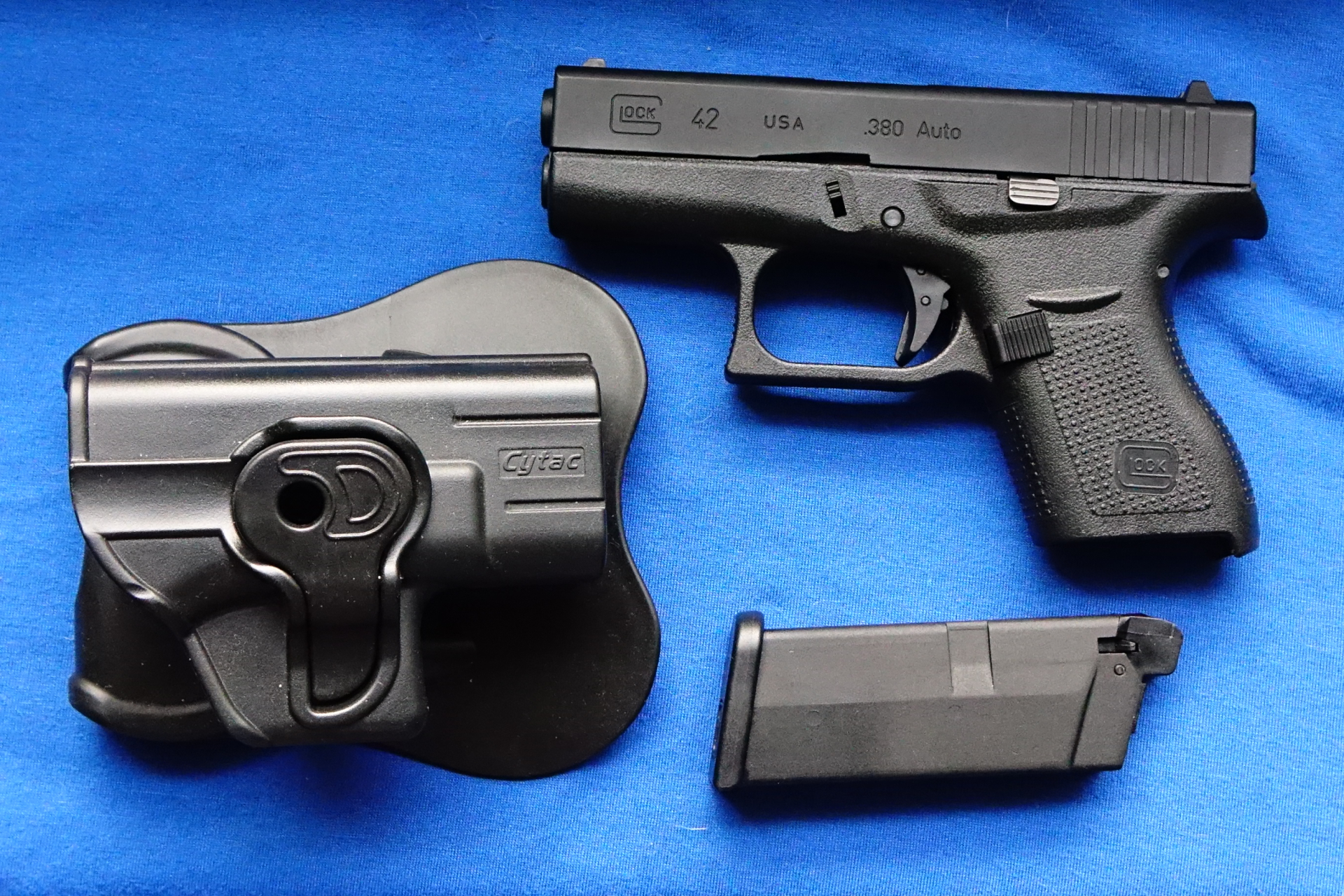 Glock 42 GBB Airsoftpistole + CYTAC Holster – Bild 5