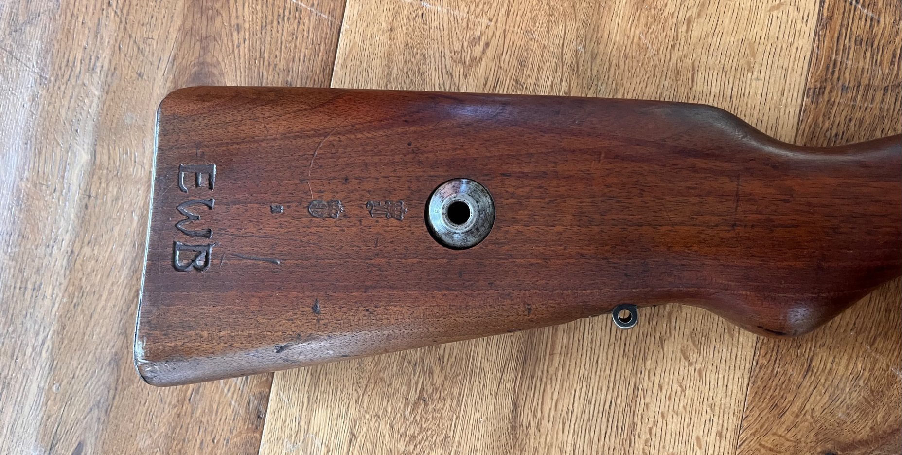 Gewehr 98 Hersteller: Amberg, Baujahr 1917, EWB, nummerngleich mit Top Lauf – Bild 6