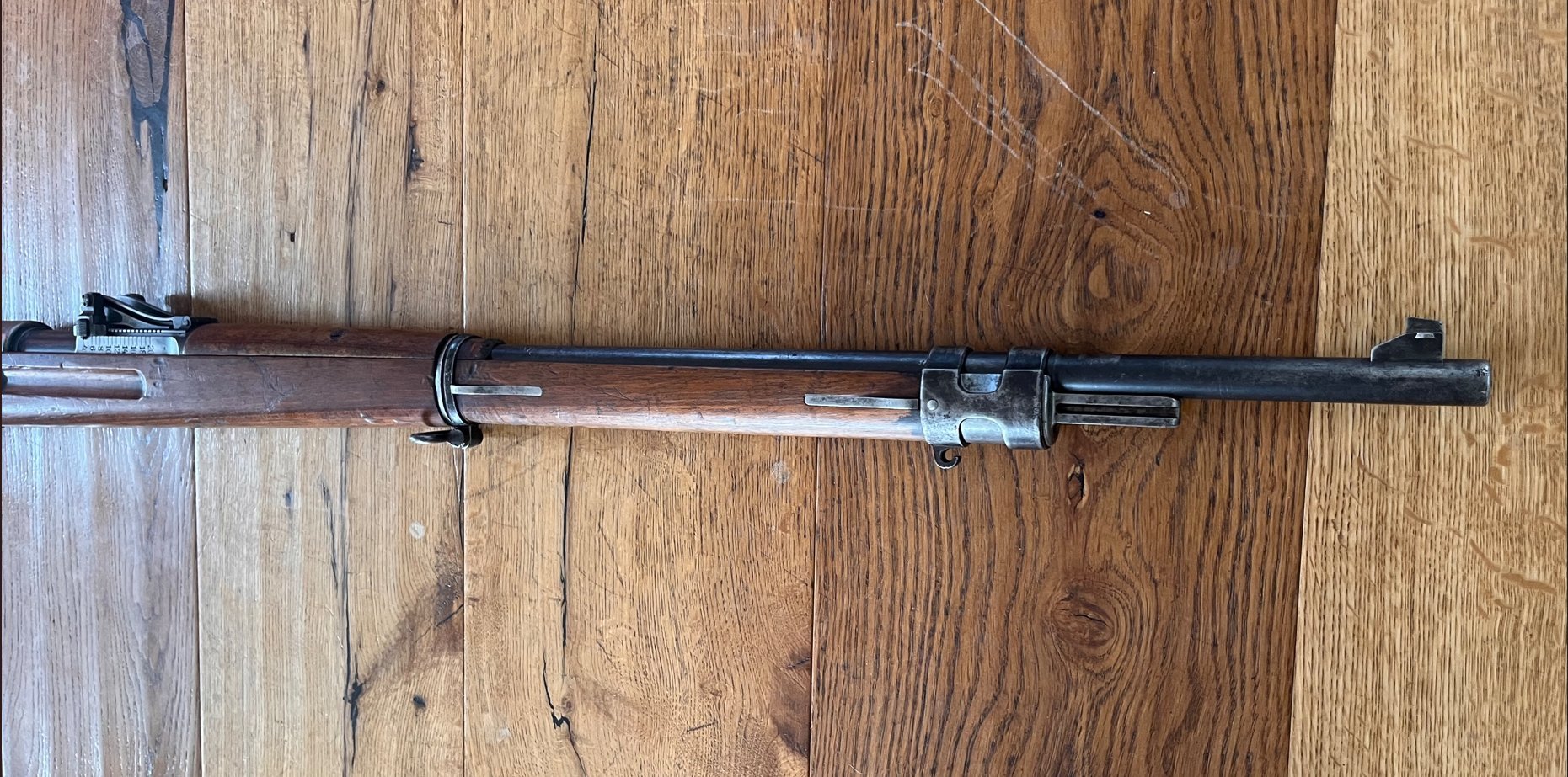 Gewehr 98 Hersteller: Amberg, Baujahr 1917, EWB, nummerngleich mit Top Lauf – Bild 3