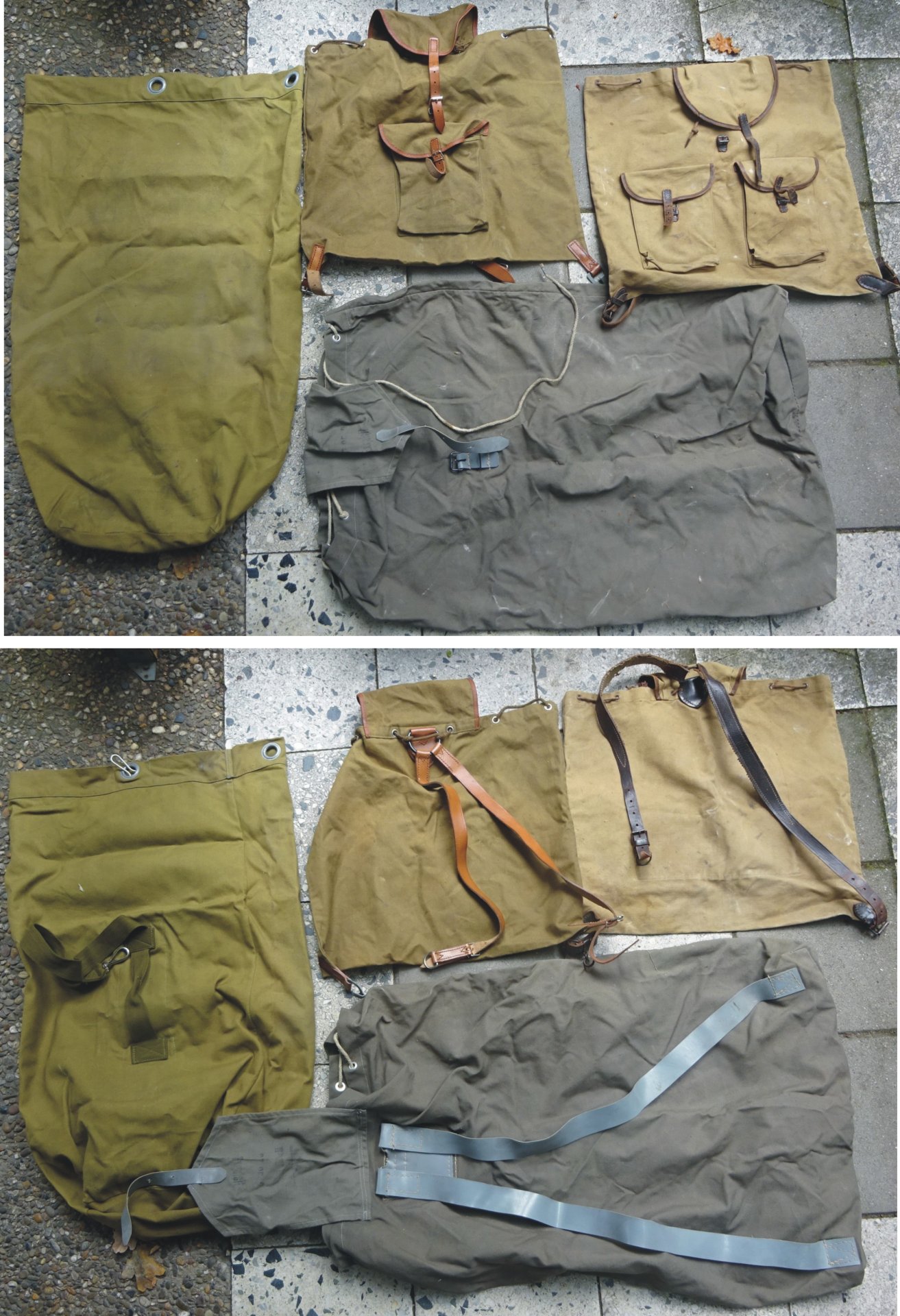 See-und Rucksackkonvolut, Kellerfunde – Bild 1