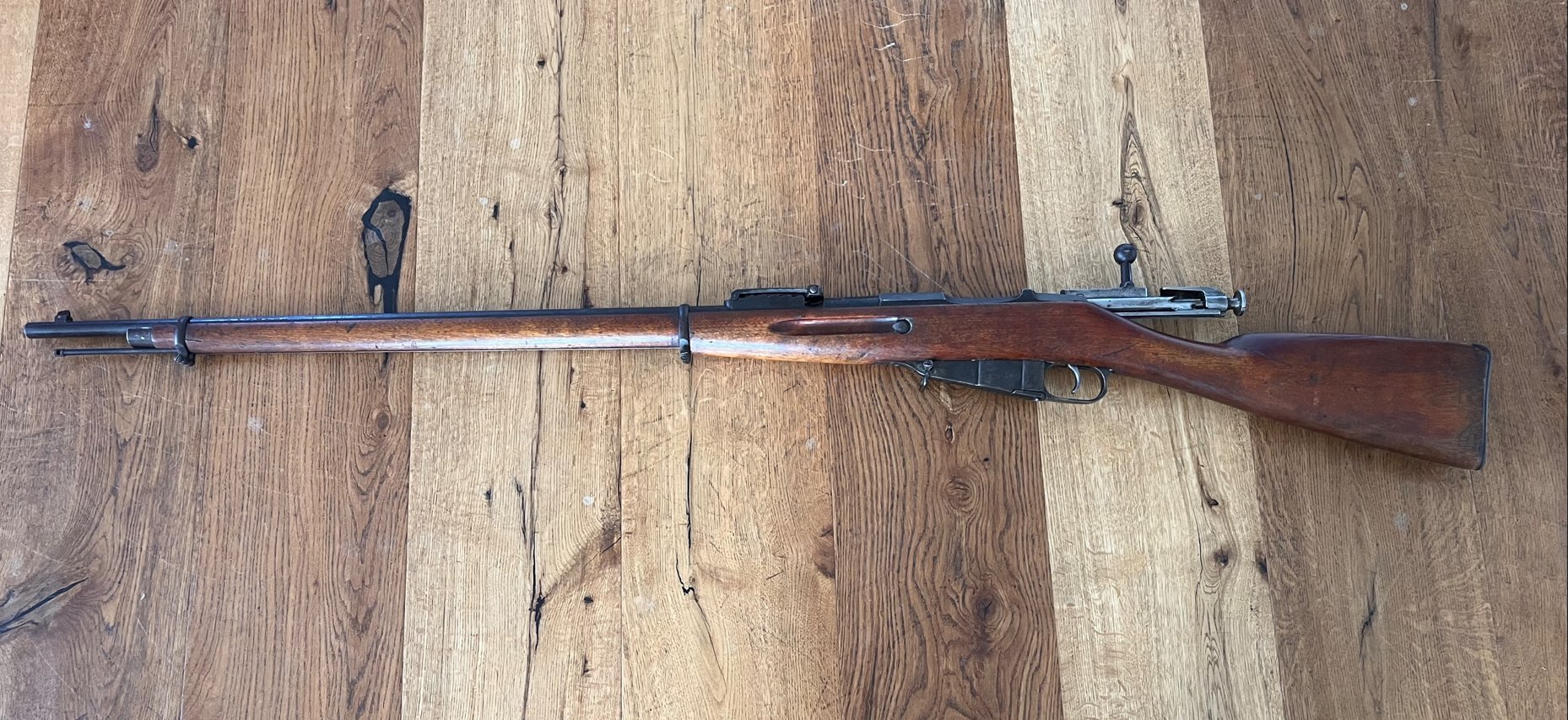 Sehr schöner Mosin Nagant Mod. 91/30 im Kal. 7,62x54R. Baujahr 1905. Stempel: Deutsches Reich – Bild 1