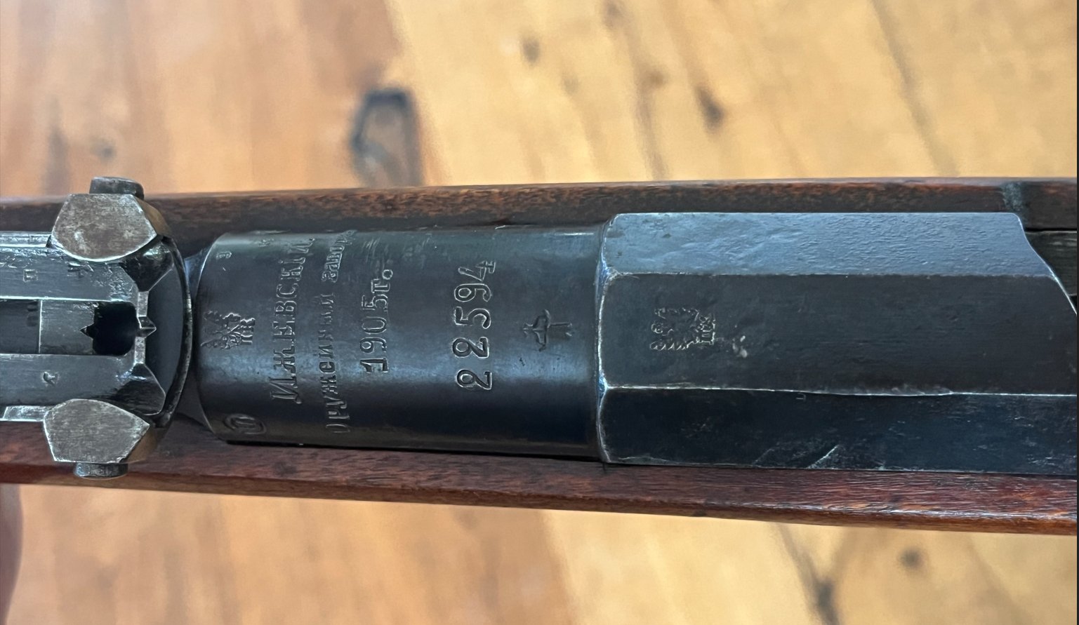 Sehr schöner Mosin Nagant Mod. 91/30 im Kal. 7,62x54R. Baujahr 1905. Stempel: Deutsches Reich – Bild 5