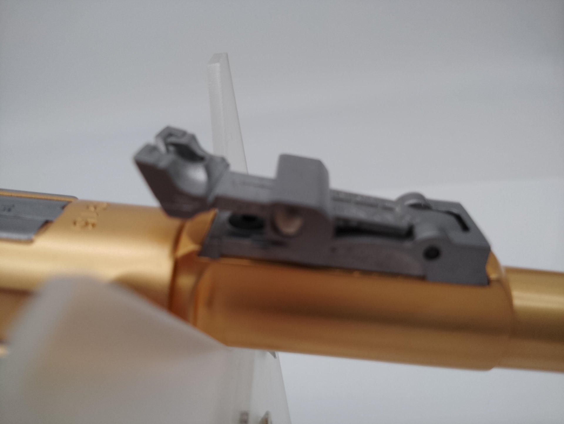 P08 , 8 Inch Full Metal GBB Gold Softair Pistole, 6 mm – Bild 9