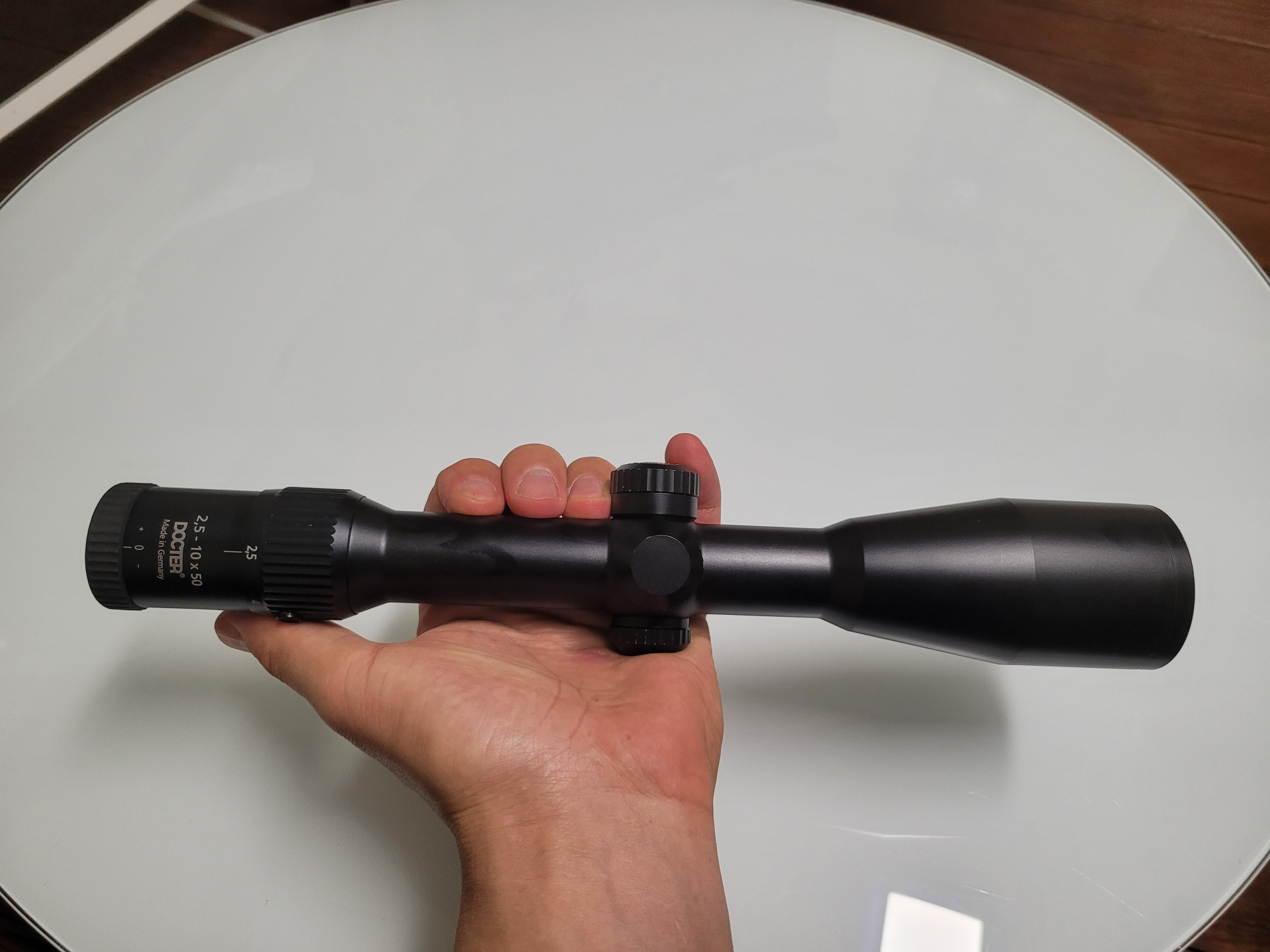 Docter Unipoint 2,5-10x50 Zielfernrohr mit Zeiss Innenschiene und Leuchtabsehen – Bild 2