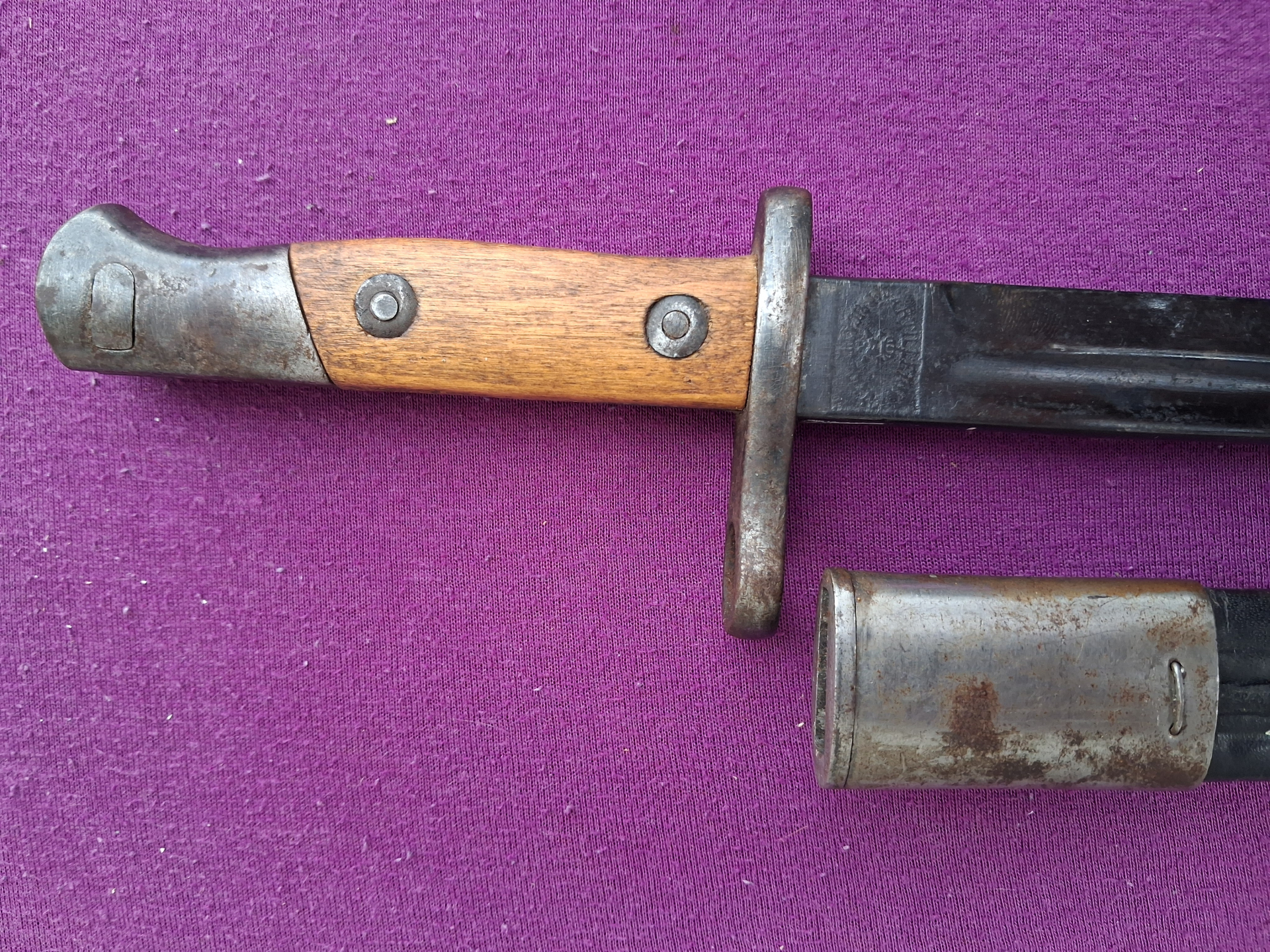 Spanien M1893, Mauser M1916 Toledo Bajonett – Bild 3
