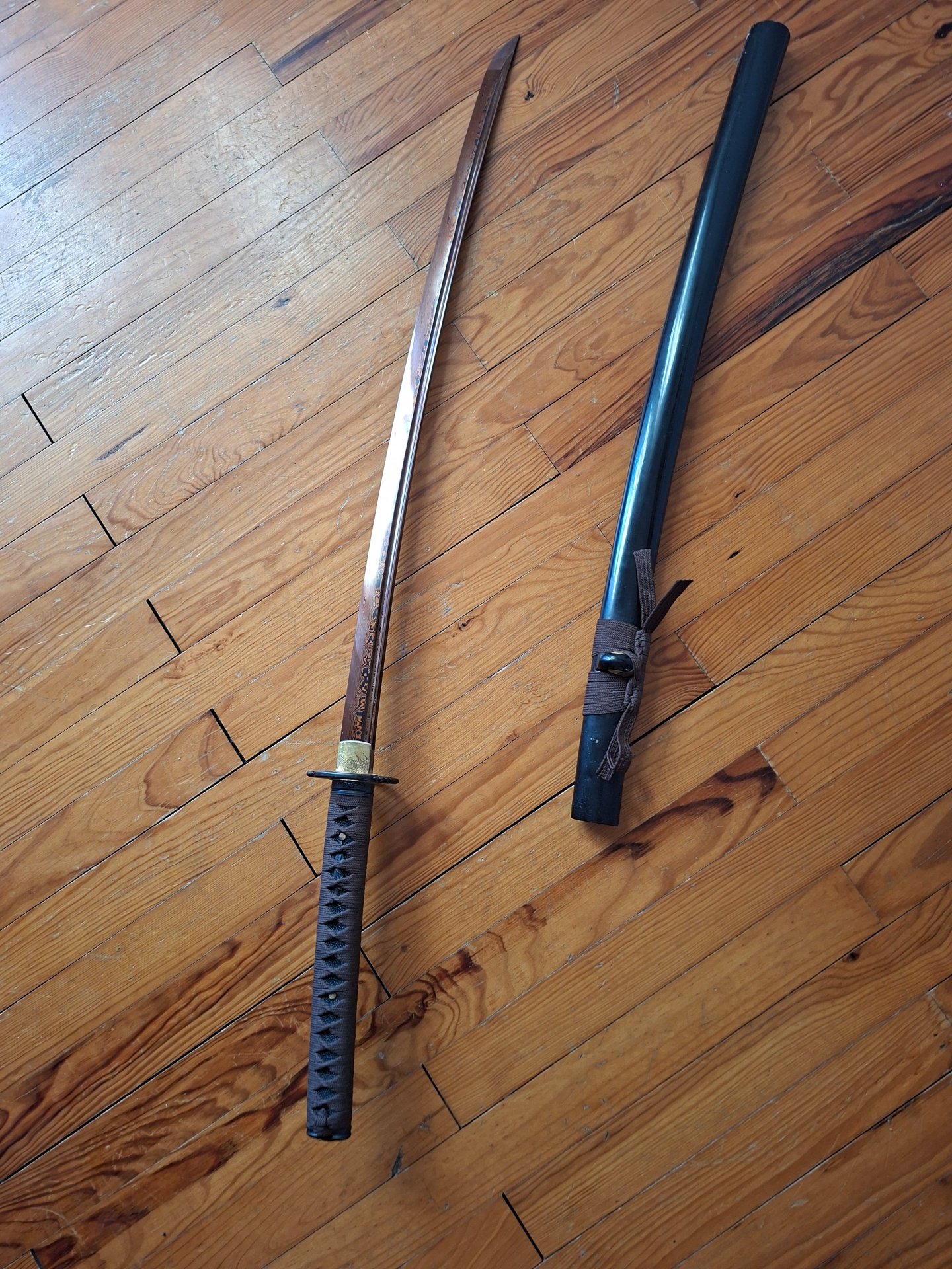 Katana Schwert hochwertig mit Zertifikat – Bild 6