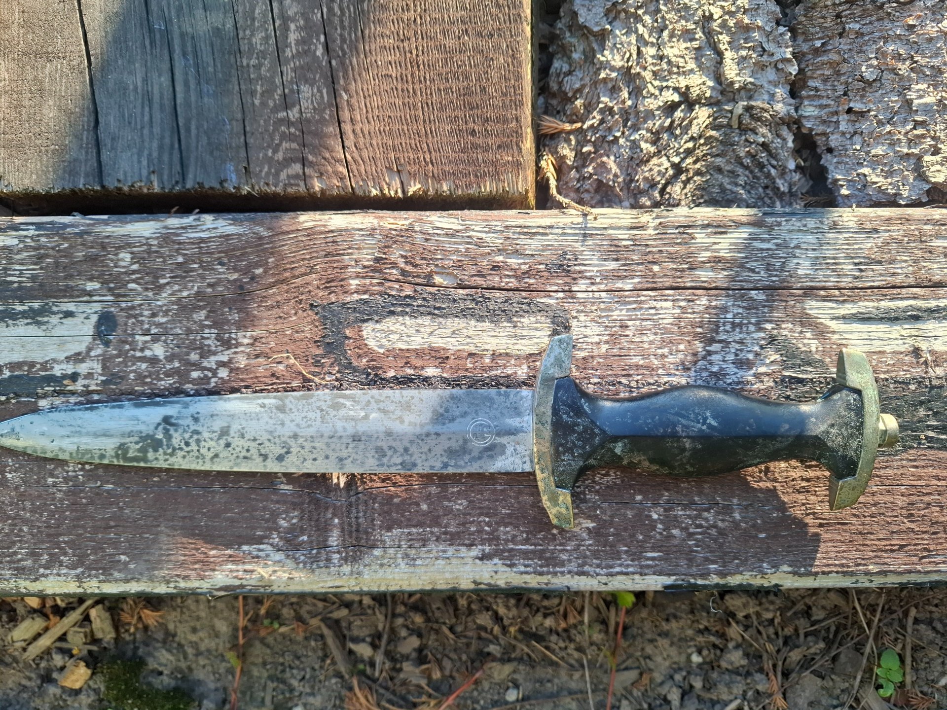XX SS Dolch RZM 7/ ? schlechter Zustand – Bild 5