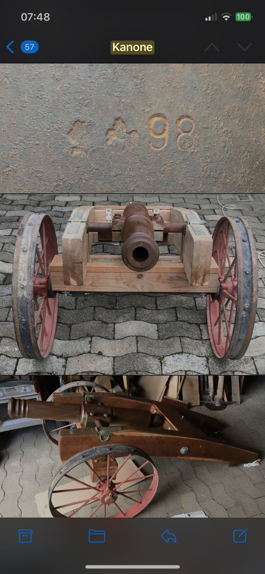 Grosse Kanone Vorderlader Salut – Bild 2