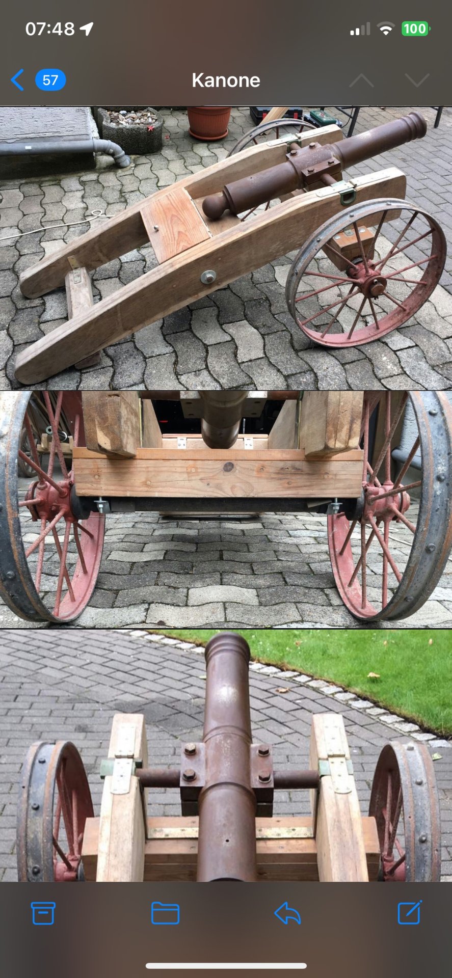Grosse Kanone Vorderlader Salut – Bild 1