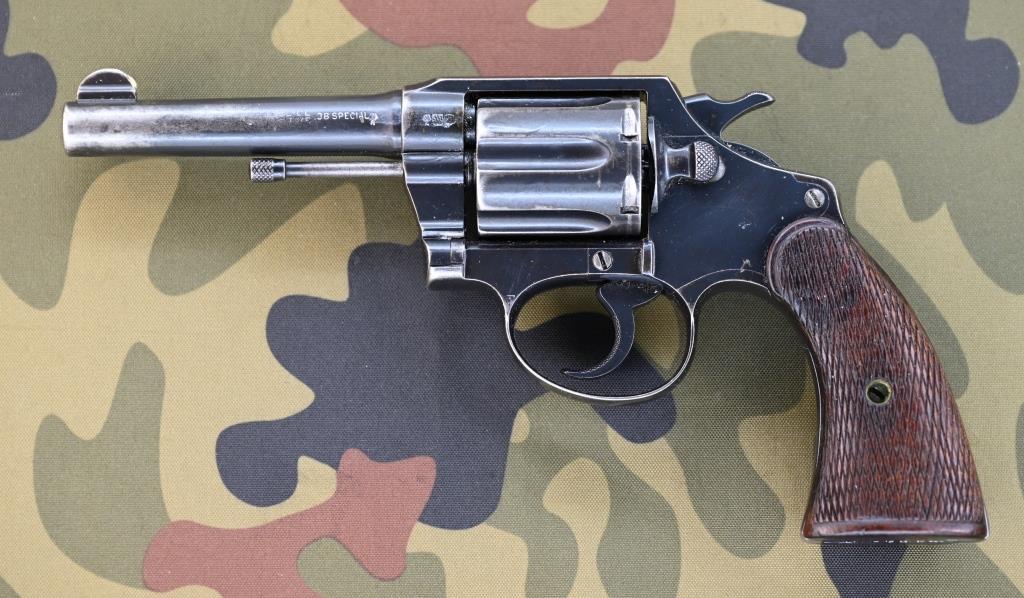 Sammlerwaffe Revolver Dienstwaffe Polizeirevolver Colt Police Positive Kal. .38 Special, Bj. 1937 – Bild 6