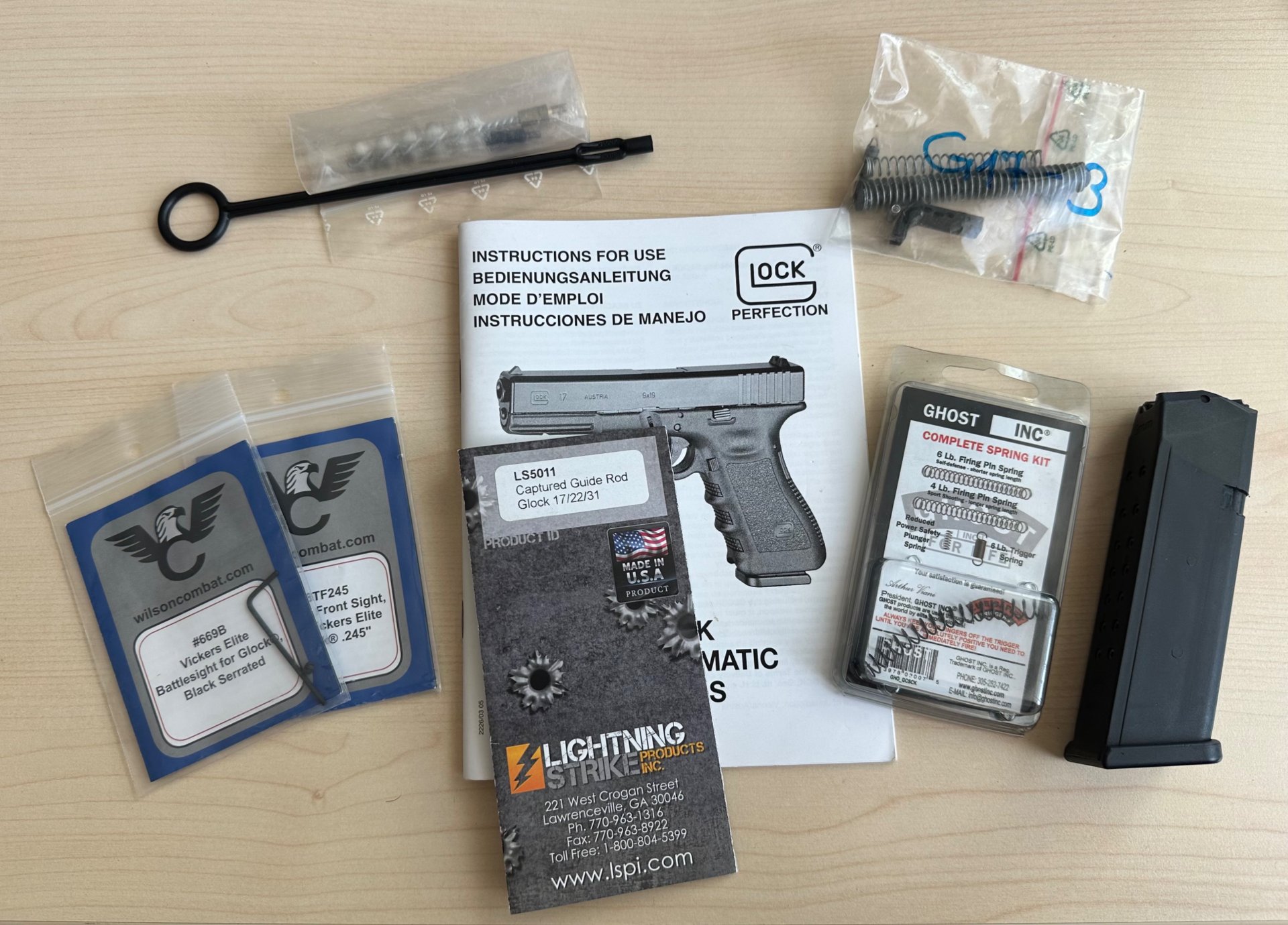 Glock 17 Gen. 3 mit viel Zubehör – Bild 3