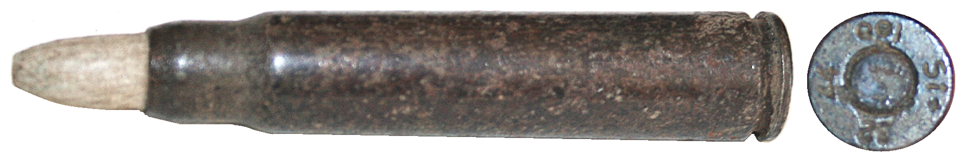 Wehrmacht Treibkartusche 7,9 mm Mauser zur Gewehrspenggranate – Bild 1