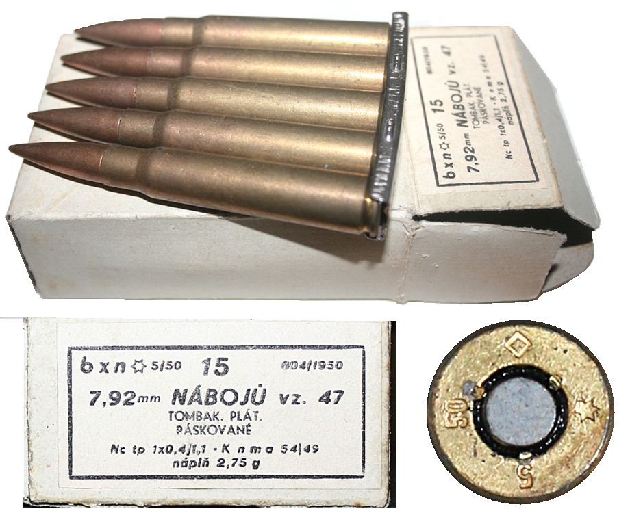 tcheschisches Päckchen 7,9 mm Patronen mit s.S. Geschoss – Bild 1