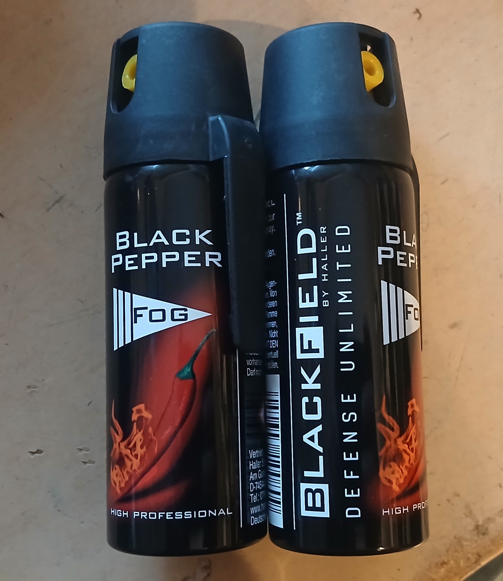 2 Dosen Blackfield Pfefferspray FOG 40ml – Bild 1