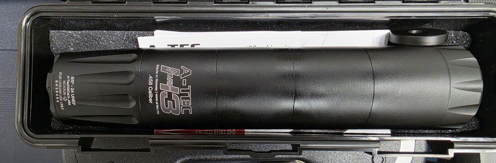 A-TEC SCHALLDÄMPFER H3 .458 5/8"-24 UNEF – Bild 1