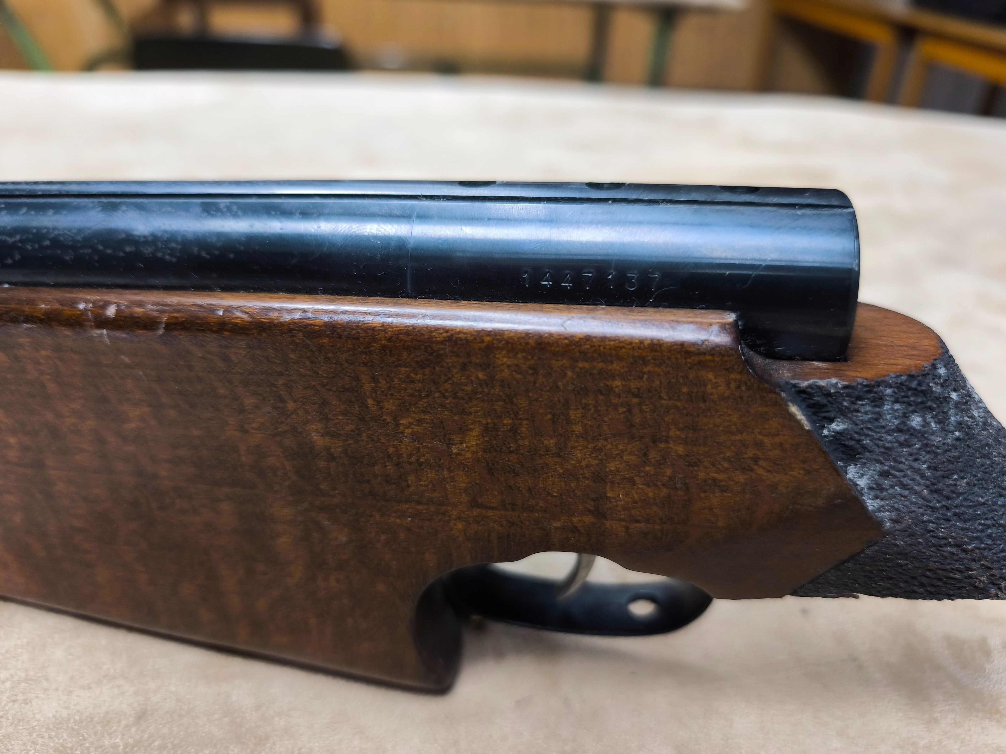 Weihrauch HW 55 Cal. 4,5mm (SN: 1447137) – DEFEKT / Schaftbruch ohne Hinterschaft / ohne Visierung – Bild 3