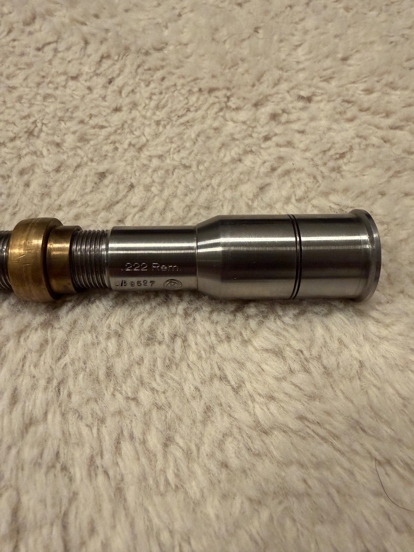 Einstecklauf K+S Edelstahl in .222 Rem für Kal. 12 – Bild 2