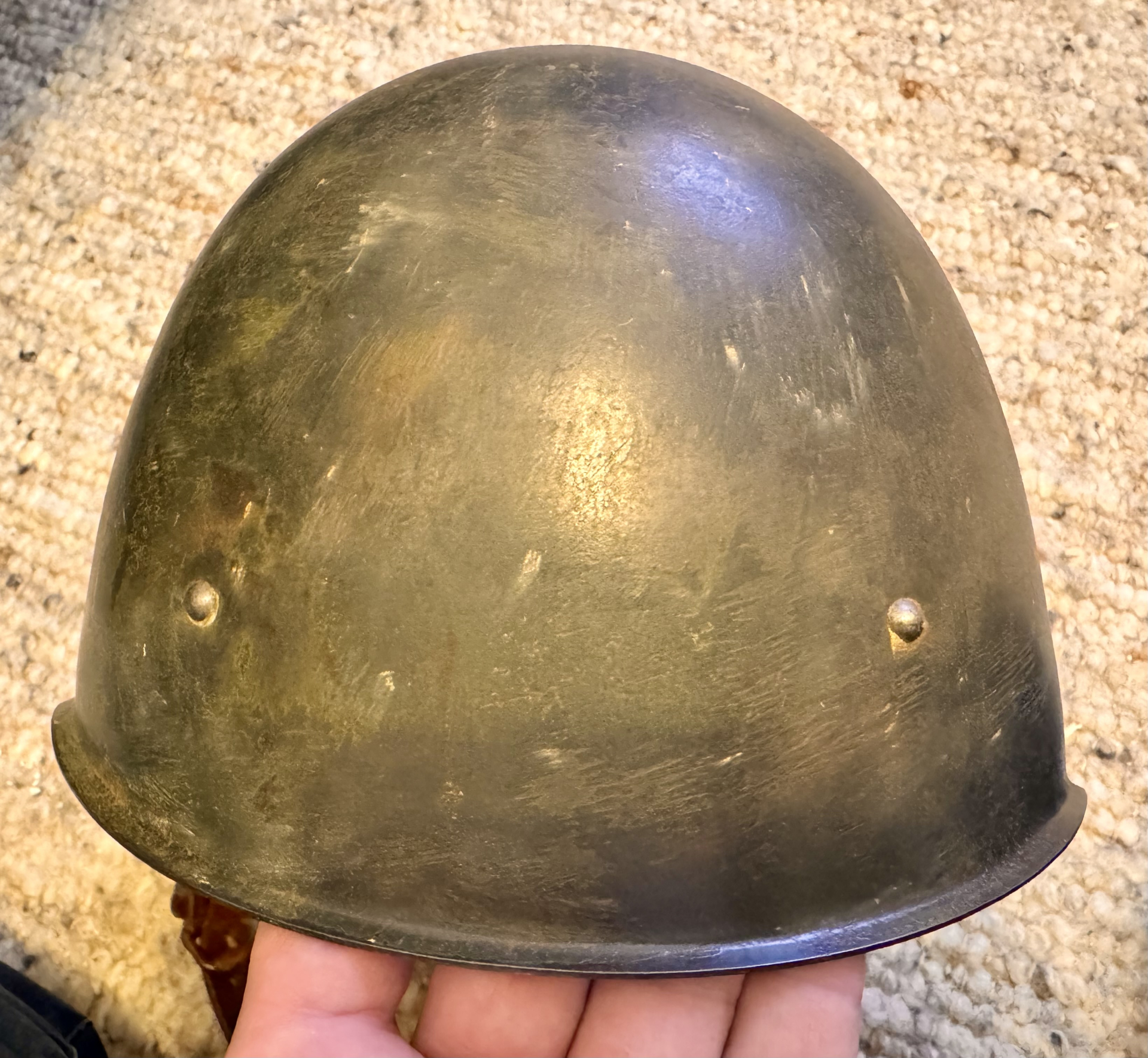 Stahlhelm Luftschutz Helm deutsch Ausland – Bild 2