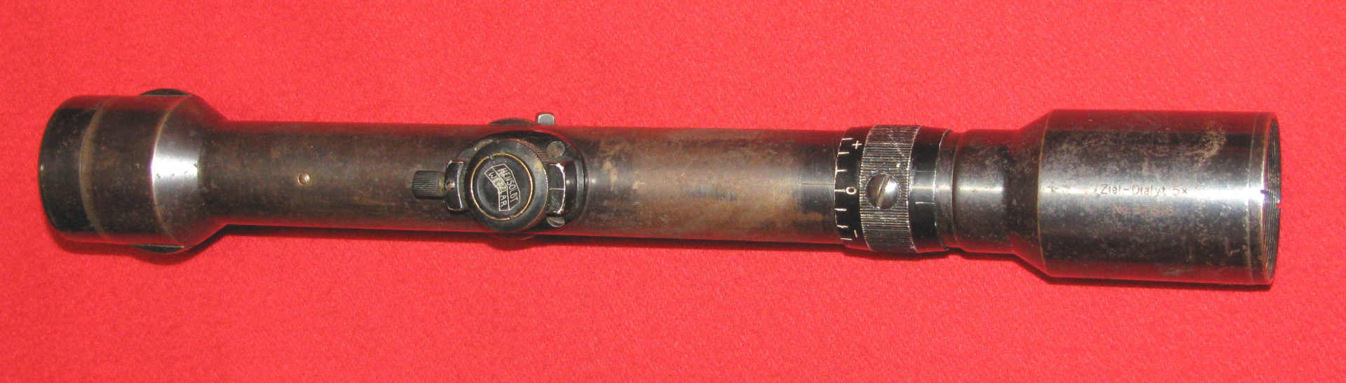ZF / Zielfernrohr / Stahlglas, ein HENSOLDT WETZLAR ZIEL - DIALYT 5x mit dem Absehen 1 – Bild 2