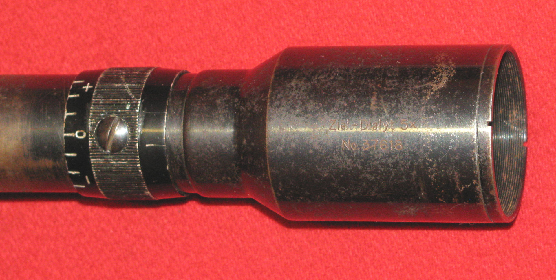 ZF / Zielfernrohr / Stahlglas, ein HENSOLDT WETZLAR ZIEL - DIALYT 5x mit dem Absehen 1 – Bild 4
