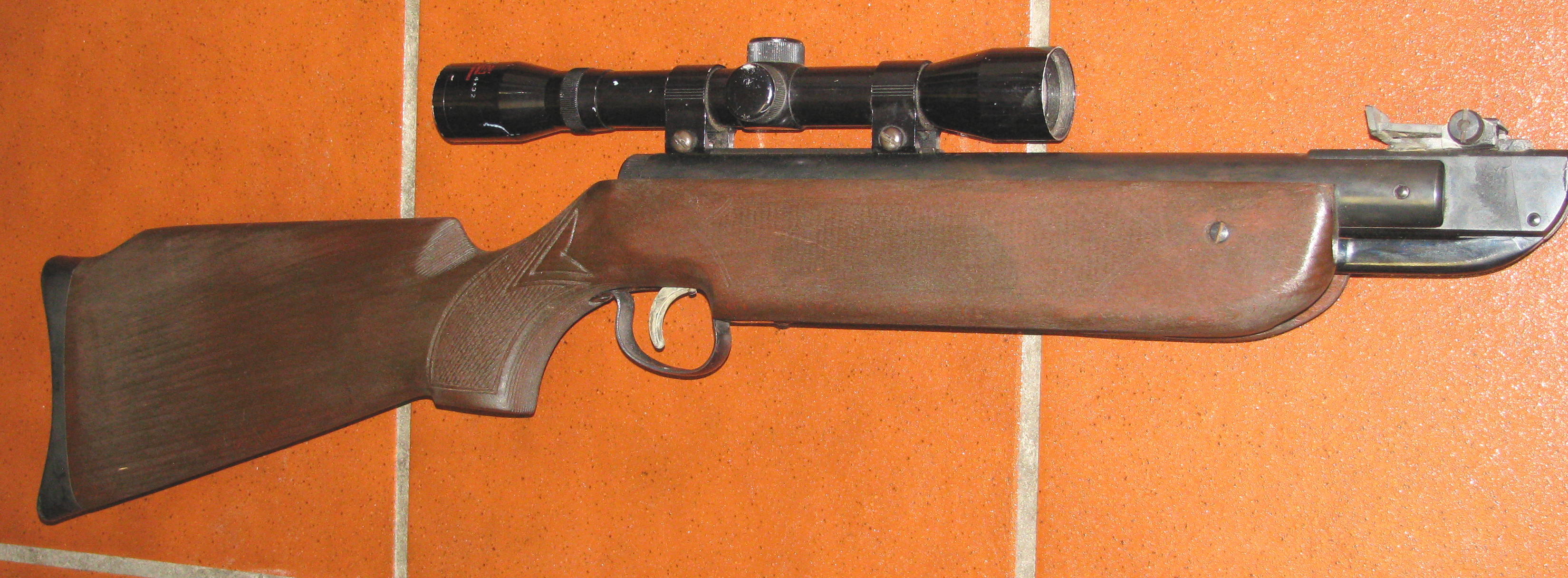 Älteres DIANA Luftgewehr, ein DIANA MOD. 35 mit F - Zeichen / Fehler – Bild 6