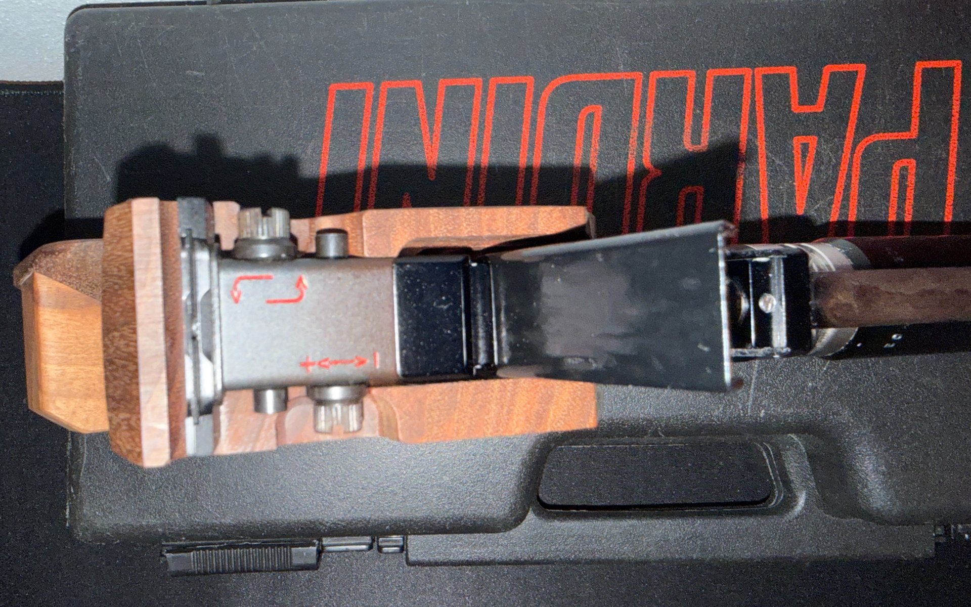 Pardini K2 Match-Luftpistole (90er) – Griff M – Technisch einwandfrei + Zubehör – Bild 4