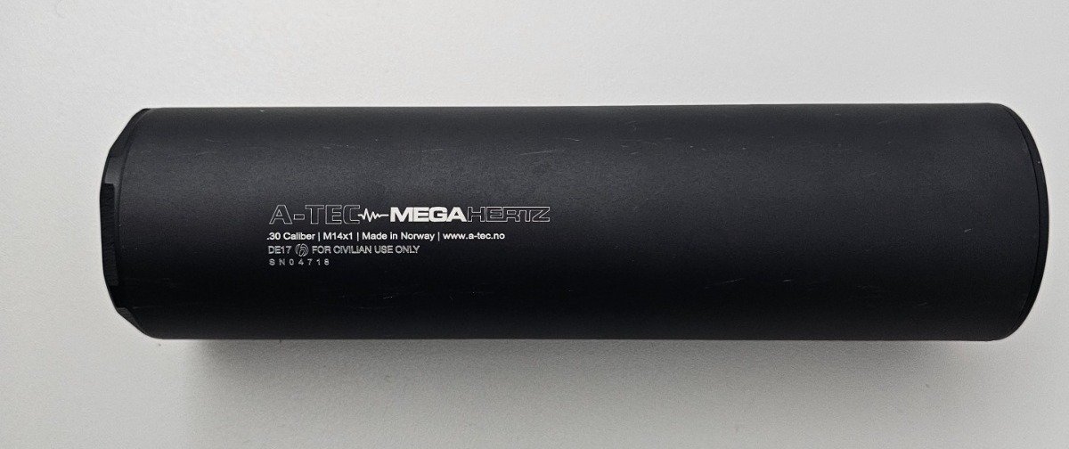 A-TEC MEGAHERTZ Schalldämpfer .30 – M14x1 – Overbarrel – Bild 1