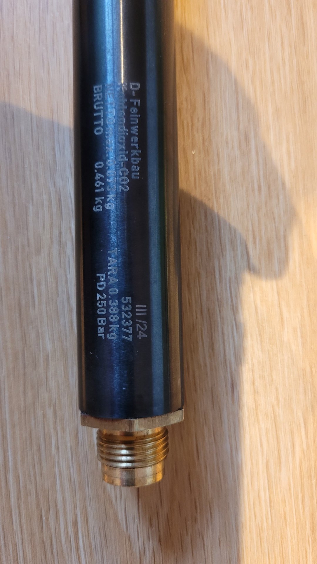 CO2 Kartusche III/24 für Feinwerkbau C60 C62 C63 – Bild 2