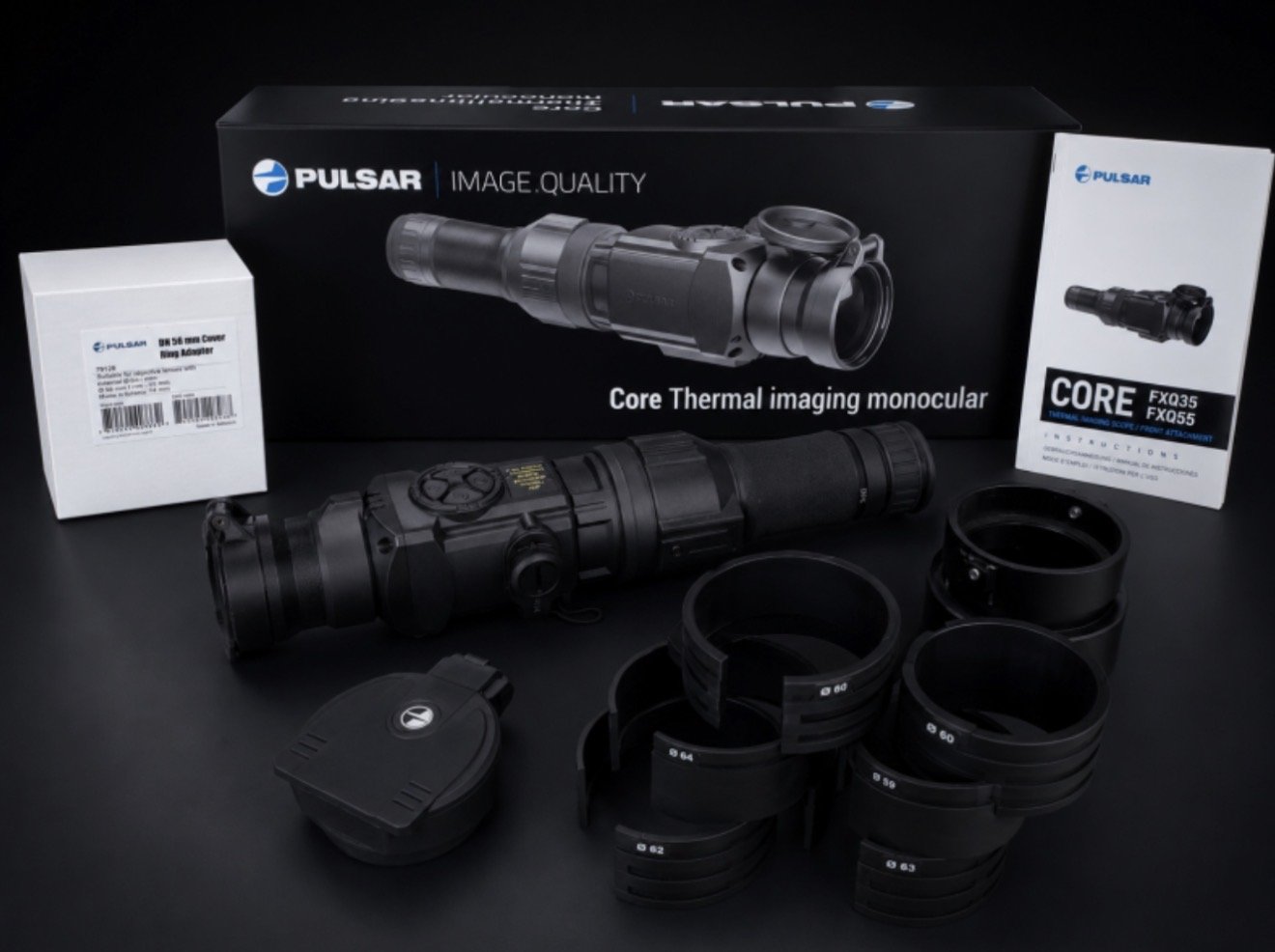 Pulsar Core FXQ 55 Wärmebildkamera (nicht Blaser, Beretta, HikMicro, Zeiss, Swarovski) – Bild 1