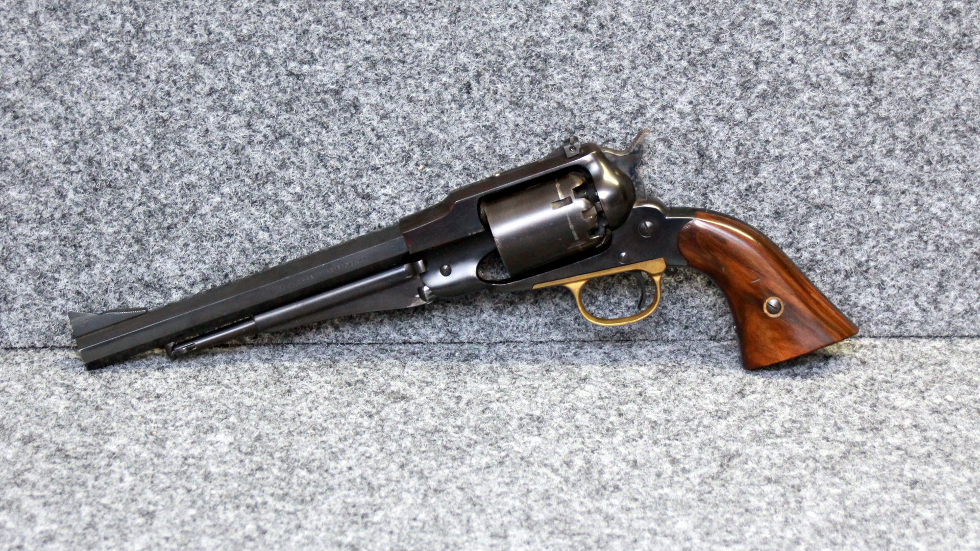 Uberti Mod. 1858 New Army Target Kal. .44 Schwarzpulver – Perkussionsrevolver im Originalkarton – Bild 5