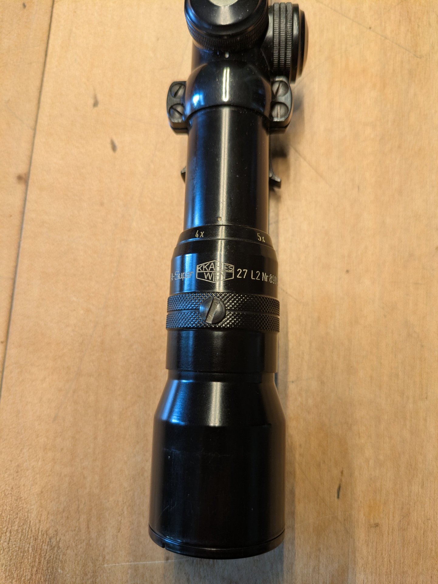 Kahles, Wien, Helia-Super 27L2, Typ 2.3-7x30 mit Steyr Schwenkmontage Drückjagd – Bild 1