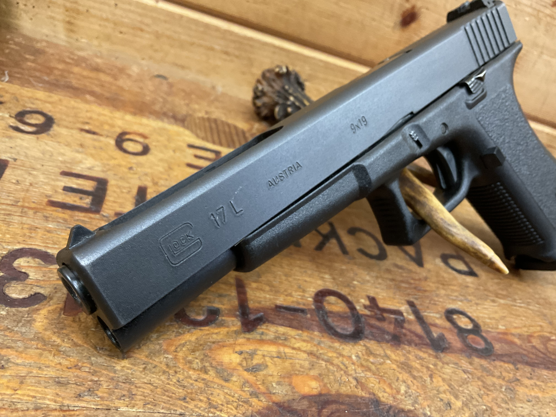 SLP Glock 17 Long, Kal. 9x19, mit 3 Magazinen, guter Zustand! – Bild 3