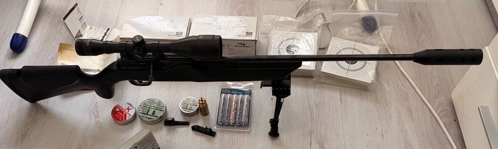 CO2 Luftgewehr Umarex 850 viel Zubehör – Bild 1
