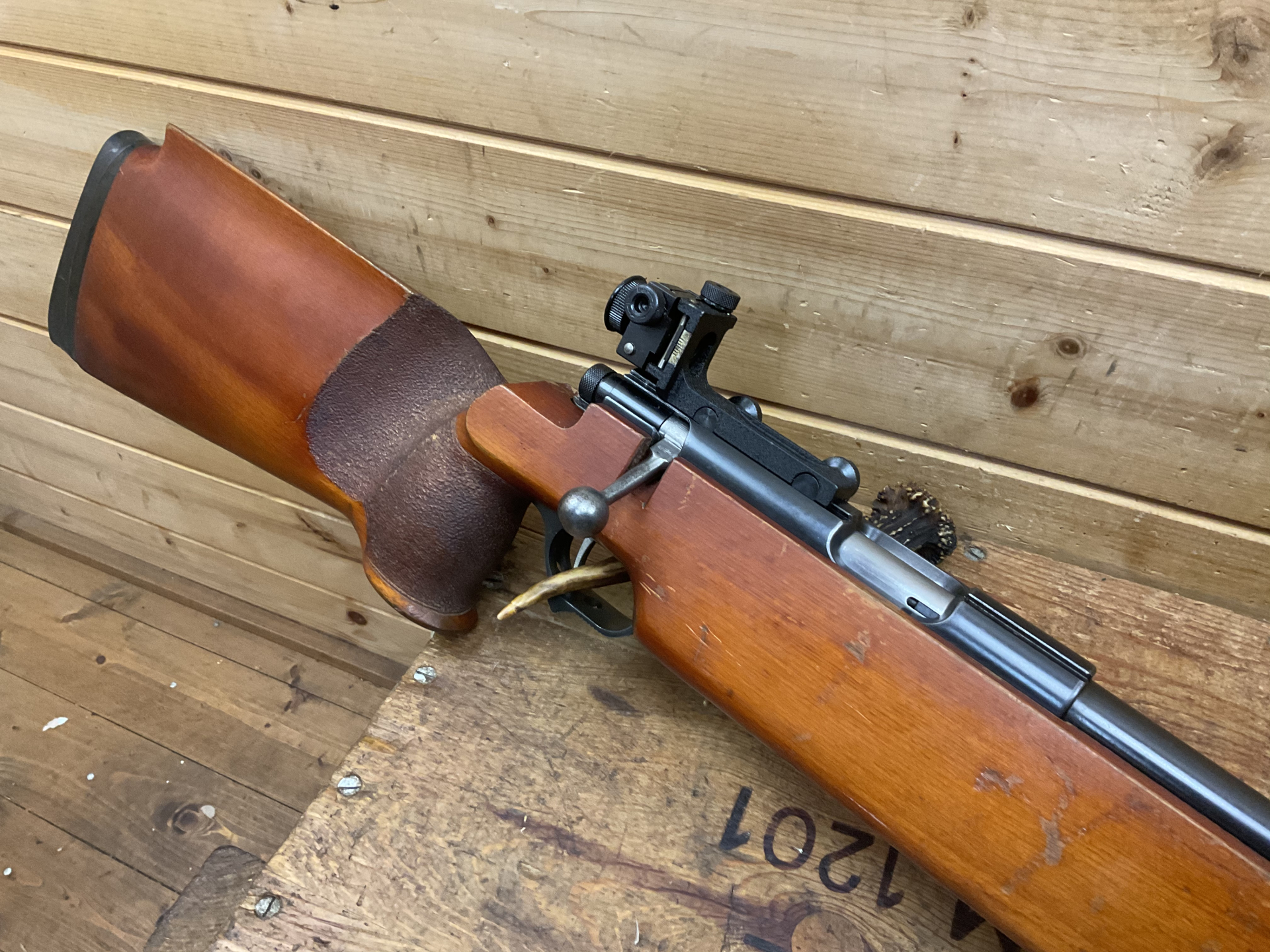 Einzellader Match Suhl Mod.150 Standard, Kal..22lfb, mit original Dioptervisierung – Bild 5