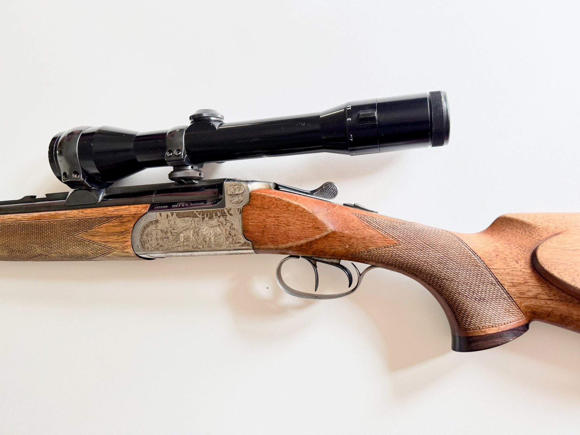 Antonio Zoli kombinierte Jagdwaffe 16/70 & 7x65R mit Wechsellauf 2x 16/70 – Bild 2