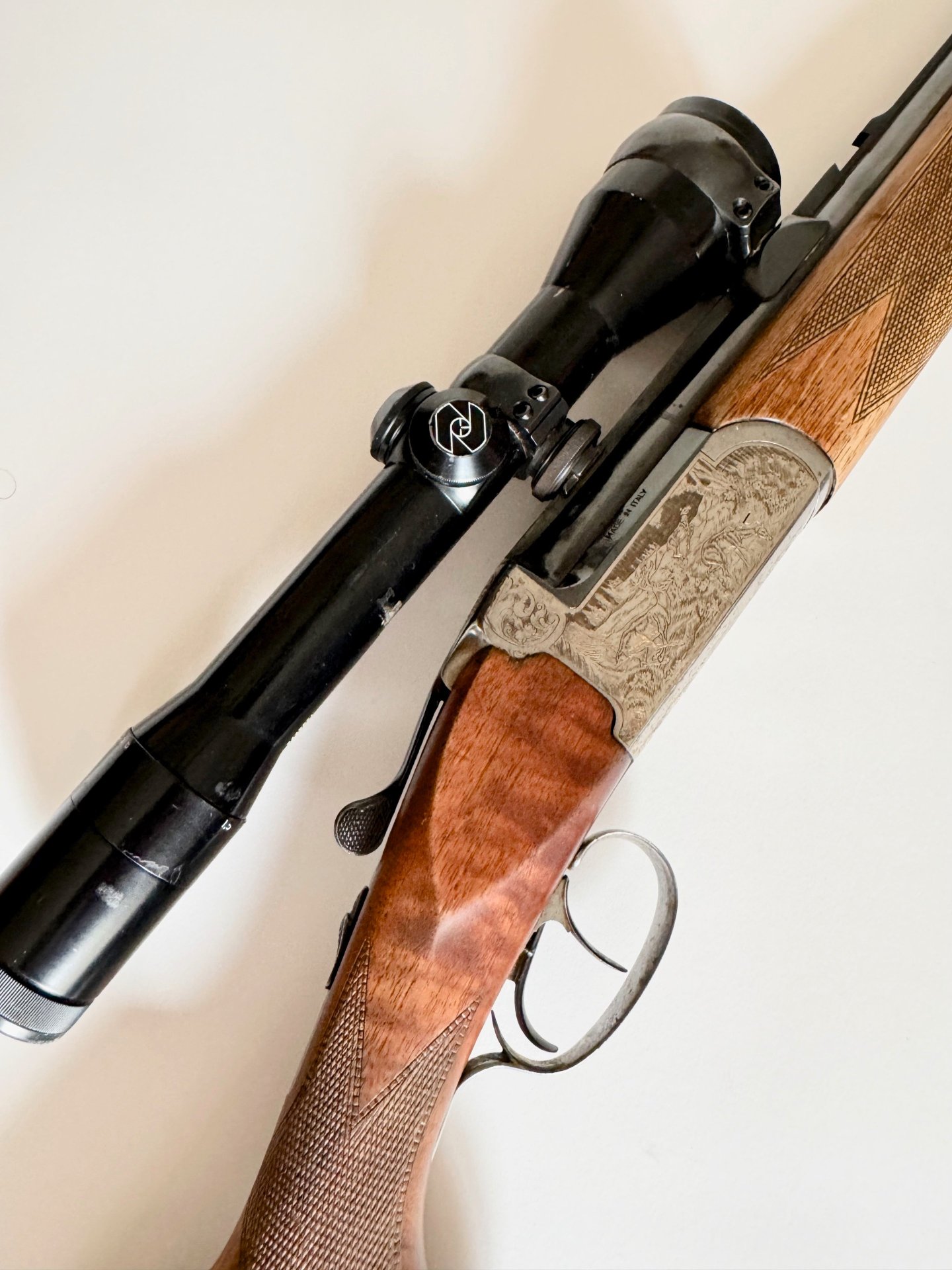 Antonio Zoli kombinierte Jagdwaffe 16/70 & 7x65R mit Wechsellauf 2x 16/70 – Bild 3