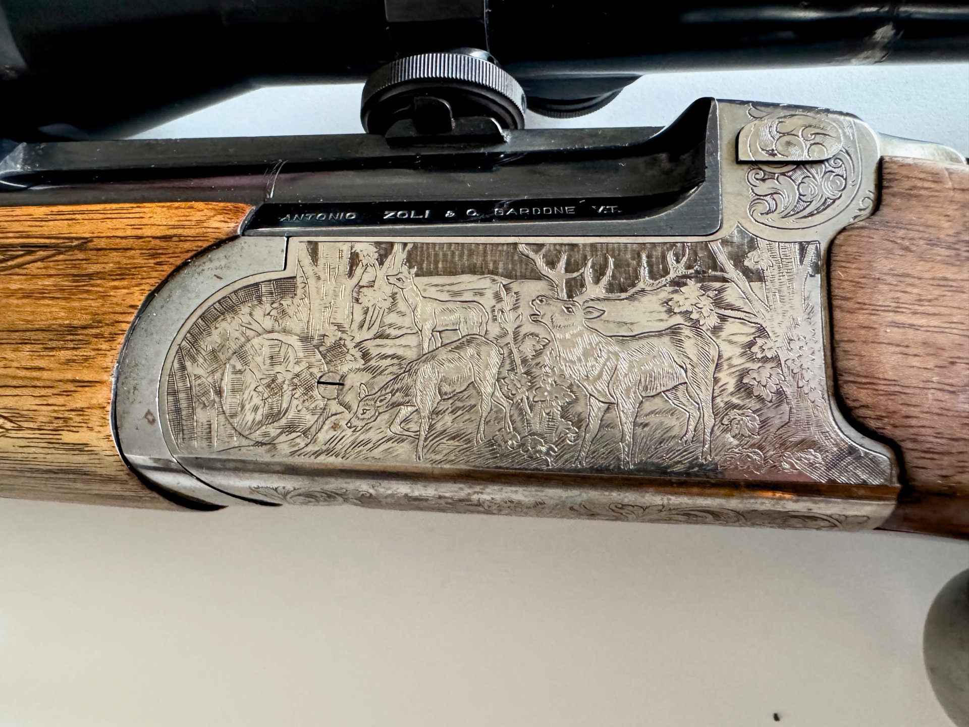 Antonio Zoli kombinierte Jagdwaffe 16/70 & 7x65R mit Wechsellauf 2x 16/70 – Bild 10