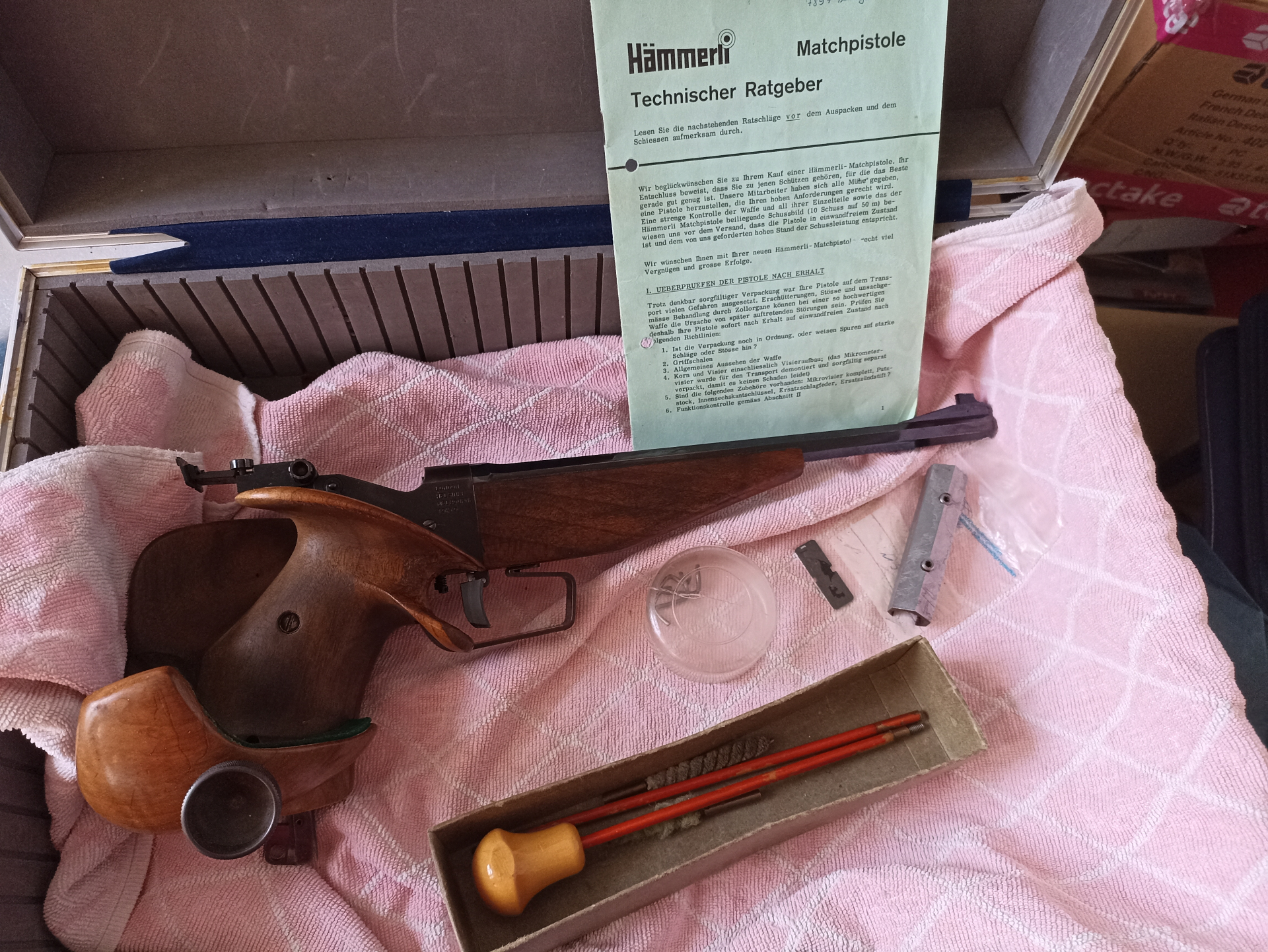 Hämmerli Matchpistole Mod.107 sehr selten – Bild 1