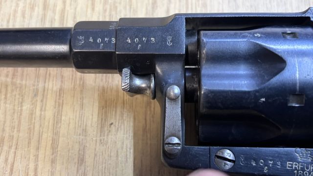 Reichsrevolver 1894 Erfurt Cal. 10,5 – Bild 5