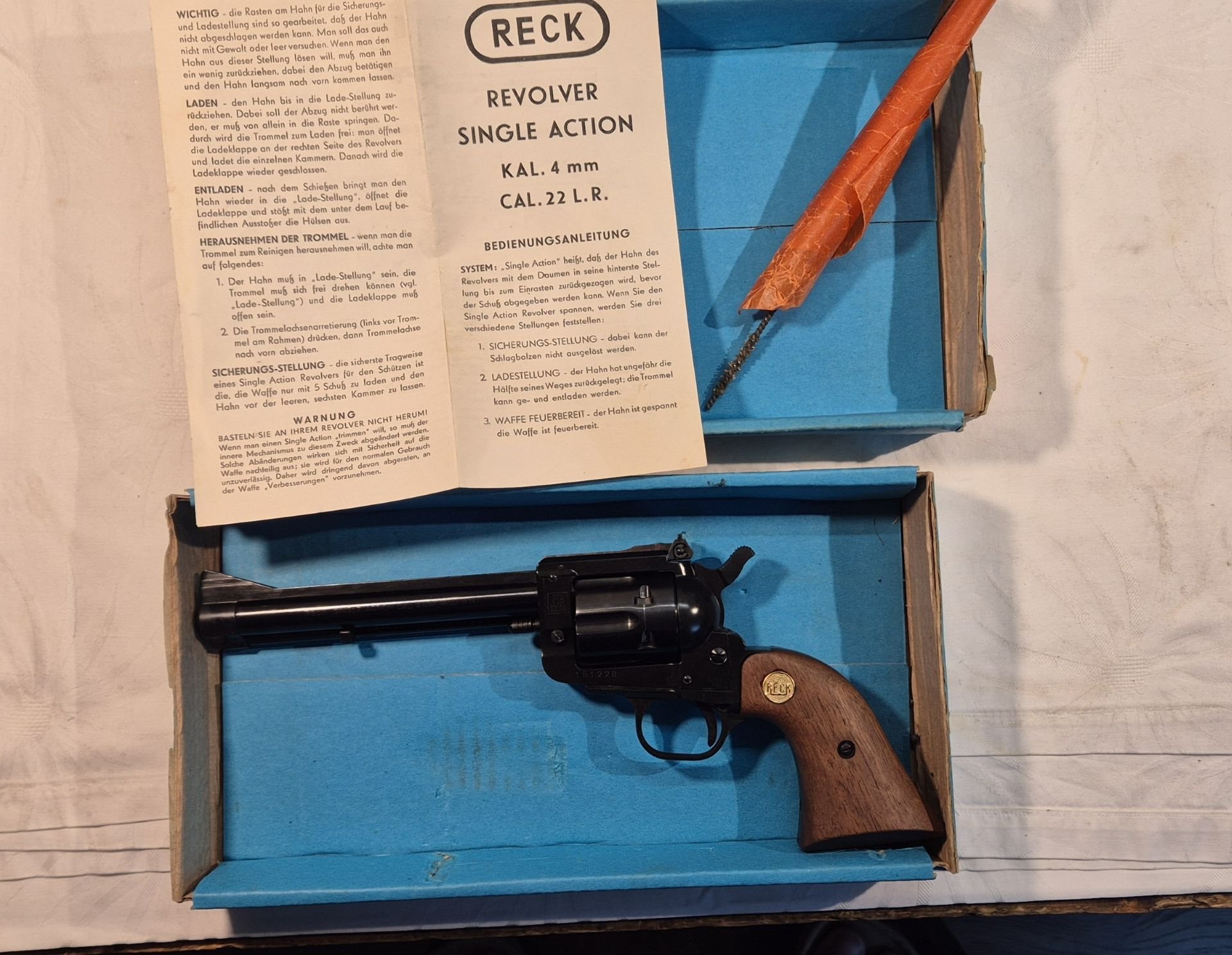 Sammlerstück: Reck Revolver 4mmRZ, originalverpackt – Bild 1