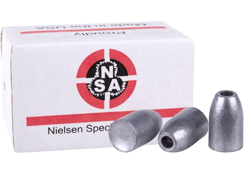 Nielsen NSA Diabolo Diabolos Slug Geschosse Kaliber 11,6 mm .457 17,17 Gramm 265 Grains 50 Stück – Bild 1