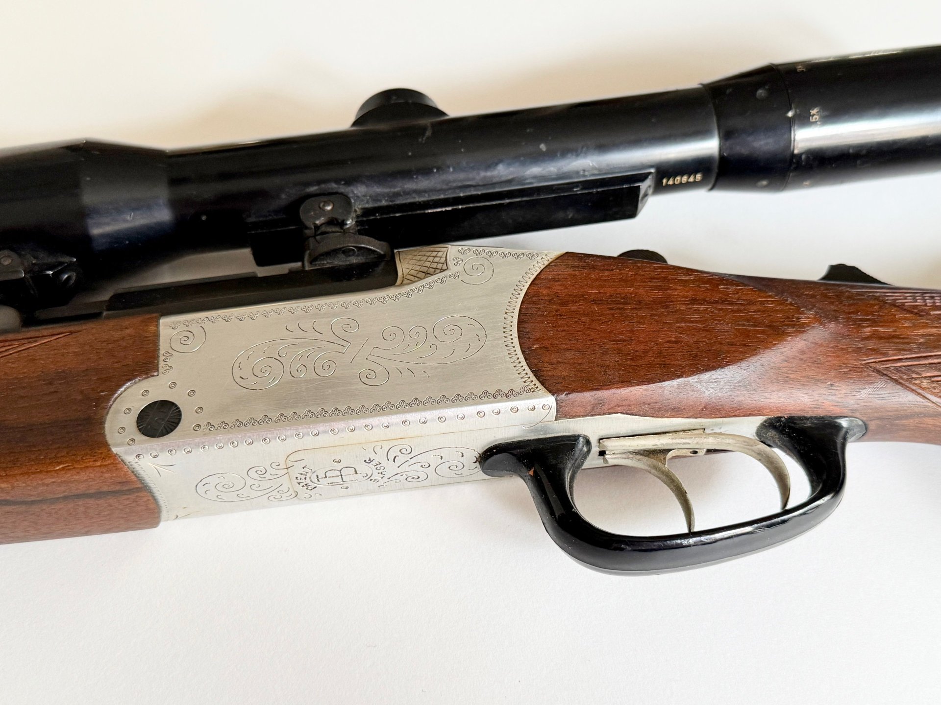 H. Blaser Bockbüchsflinte kombiniert 16/70 & .222 Rem. – Bild 6