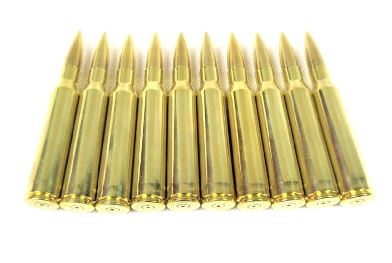 8,58x70 mm Dekopatrone .338 Deko Patrone Lapua Magnum 8,58 x 70 mm Messing .338 Lapua Finnland – Bild 1