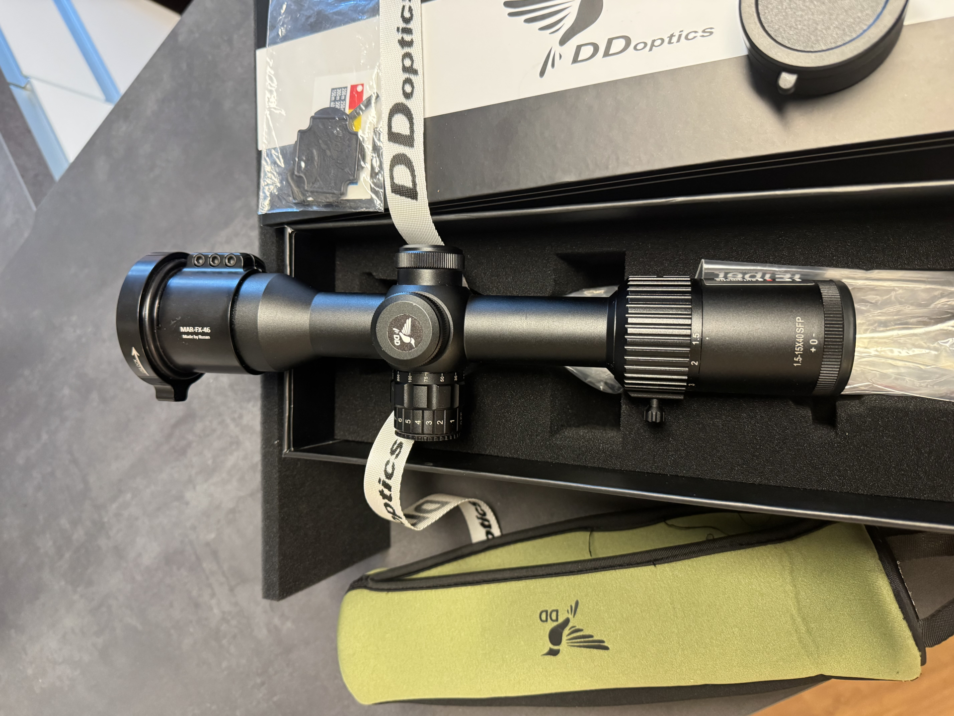 DD Optics V10 1,5-15x40 NFX (kein Swarovski, Zeiss, Leica, Steiner, Meopta, Blaser) – Bild 3