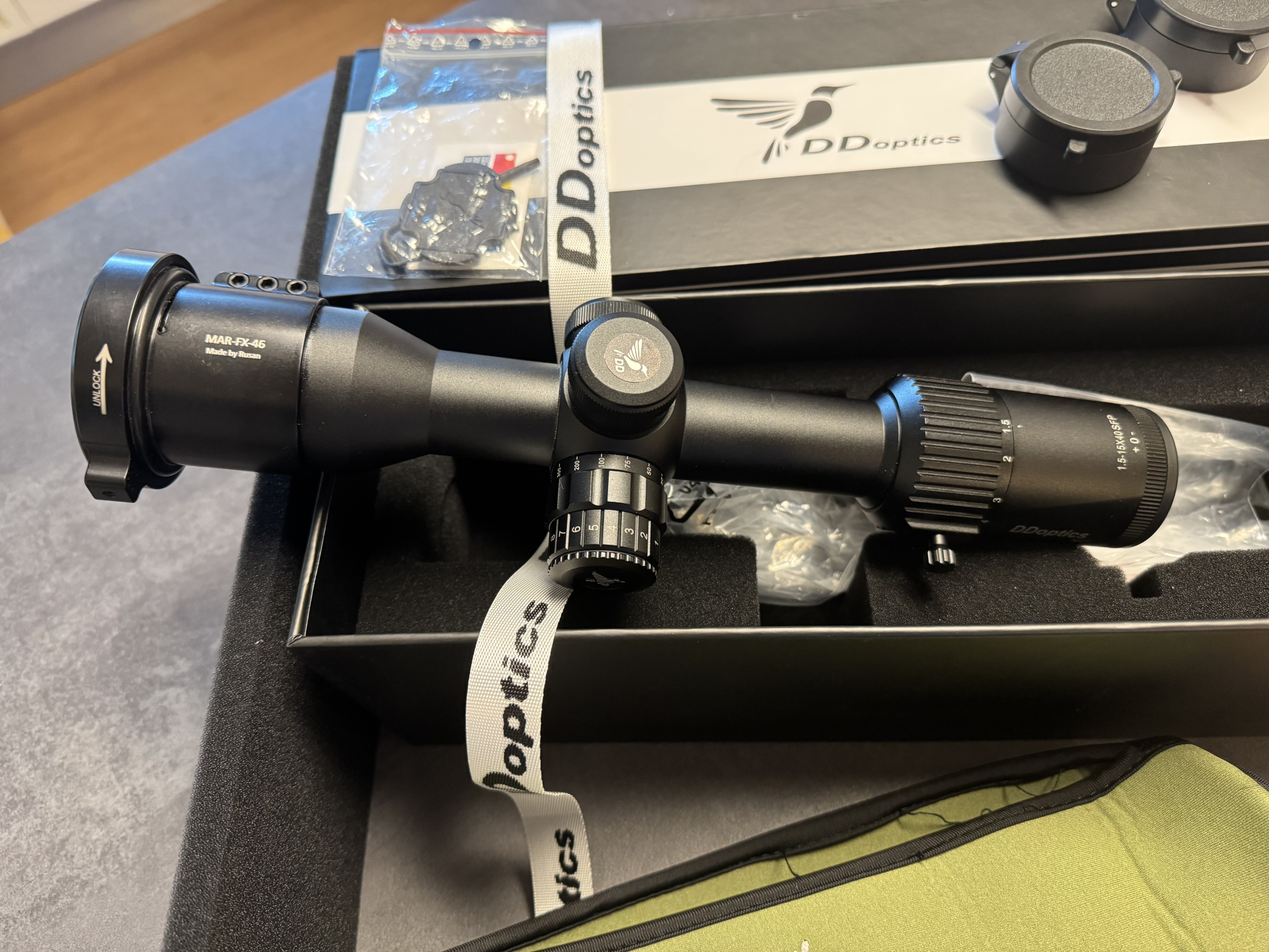 DD Optics V10 1,5-15x40 NFX (kein Swarovski, Zeiss, Leica, Steiner, Meopta, Blaser) – Bild 2