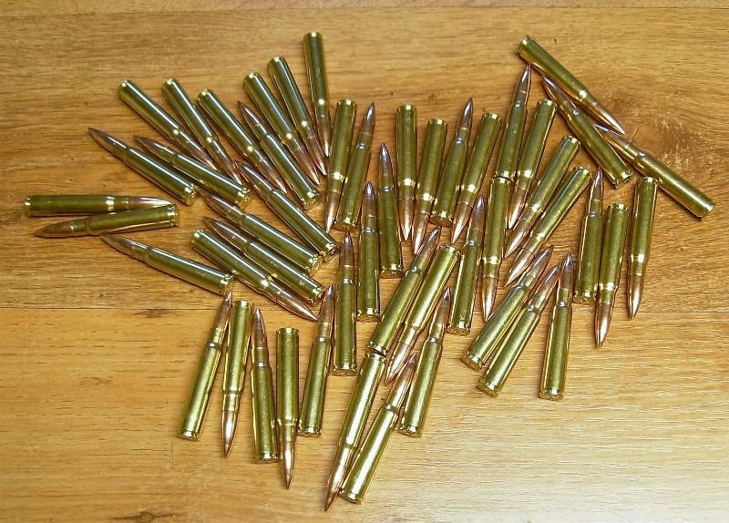 8x57 mm 8 x 57 JS 8x57JS Mauser S&B Dekopatrone Deko Patrone Dekopatronen Messing Sellier & Bellot – Bild 1
