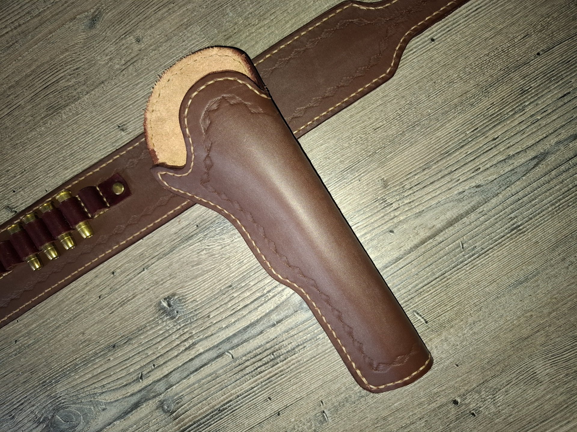 Westernholster punziert passend für COLT SAA Peacemaker Old West Gunrig – Bild 2