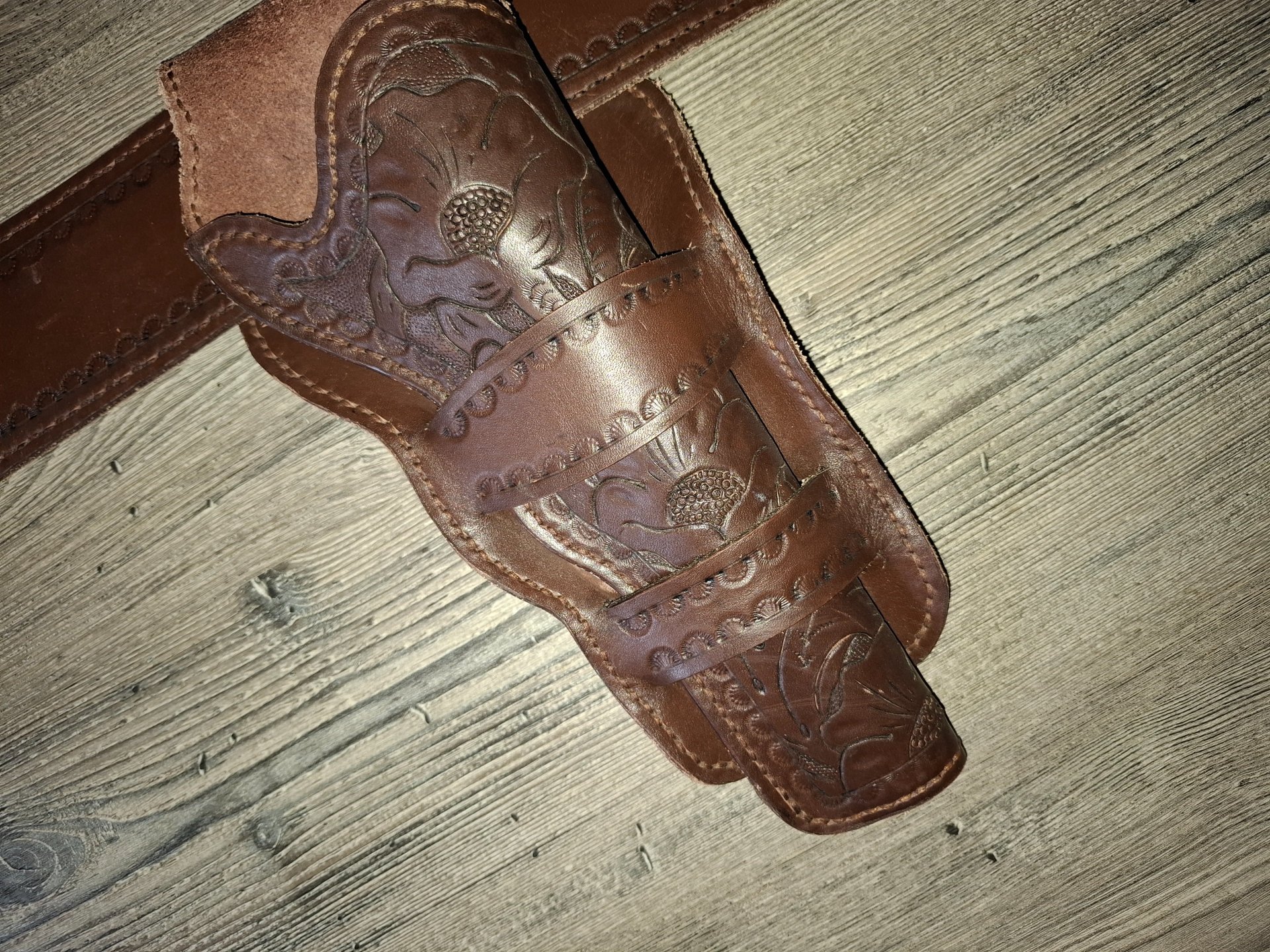Westernholster punziert passend für COLT SAA Peacemaker Old West Gunrig – Bild 2